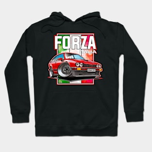 Cartooned 1980’s Alfa Romeo GTV 3.0 Hoodie